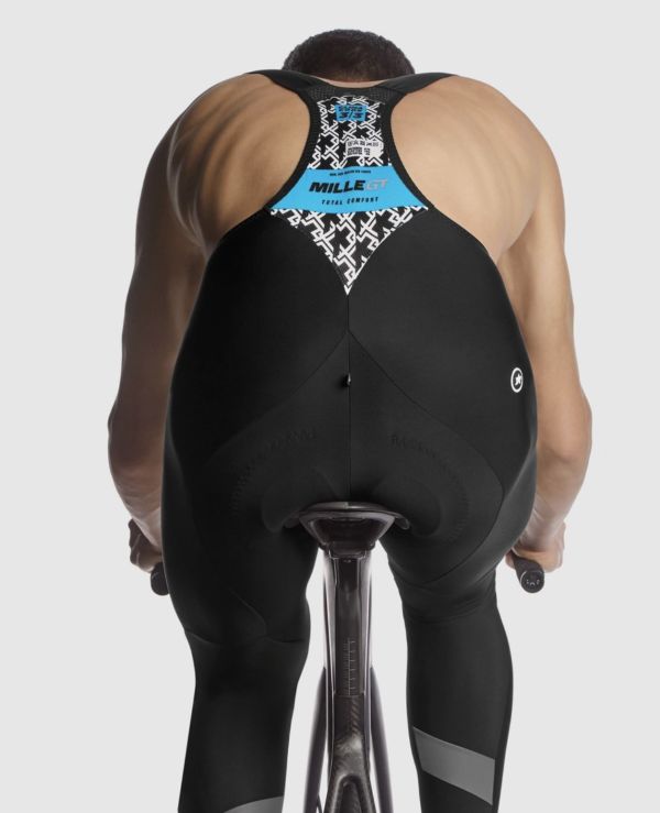 Zimske moške kolesarske hlače Assos Mille GT Winter blackSeries - NOVE - velikost L