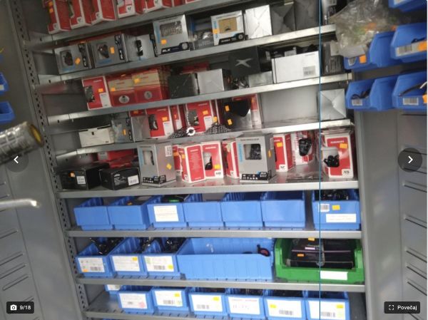 Prodaja preostale zaloge zaradi zaprtja kolesarske trgovine