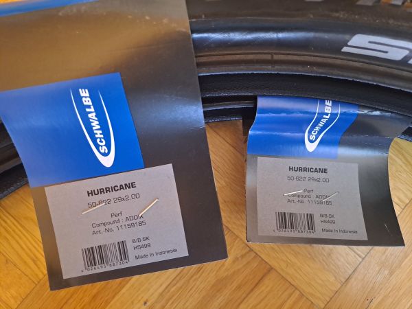 2x Schwalbe Hurricane Performance Addix 29x2.00 (NOVA)