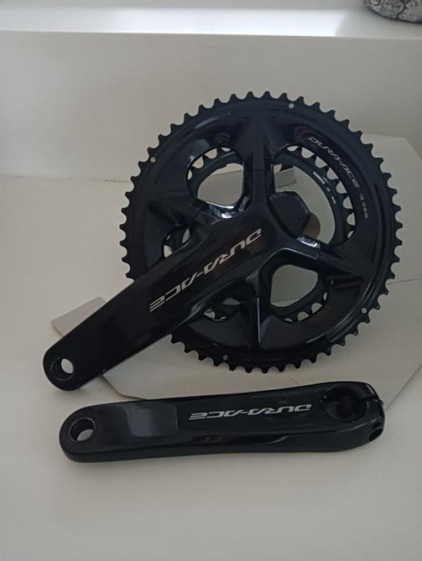 Gonilka Shimano Dura-Ace s Power metrom in Bluetoothom, model FC-R9200