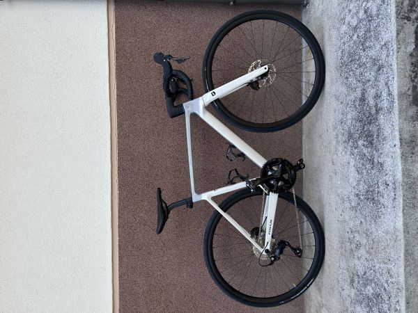 Focus Izalco Max 8.7, letnik 2024, bele/srebrne barve.