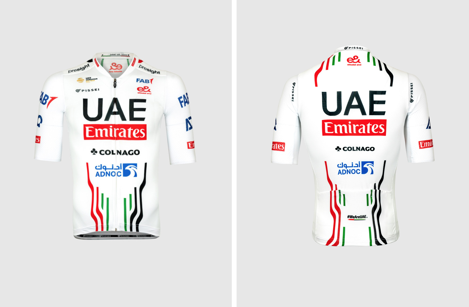 Bela prevlada na novih dresih UAE
