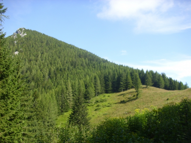 Goli vrh (1787 m) iz doline Ravenske Kočne